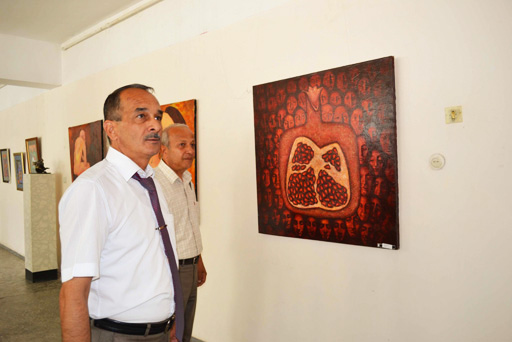 В Мингячевире состоялось открытие выставки в рамках "Azerbaijan Art Festival-2013" (фото)
