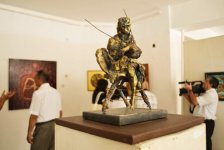 В Мингячевире состоялось открытие выставки в рамках "Azerbaijan Art Festival-2013" (фото)