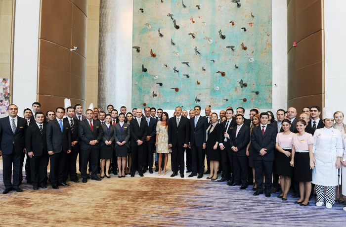 Президент Ильхам Алиев: Баку сегодня является одним из мировых центров как с политической, так и с экономической и культурной точек зрения (ФОТО)