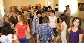 В Шеки состоялось открытие выставки в рамках "Azerbaijan Art Festival-2013" (фото)
