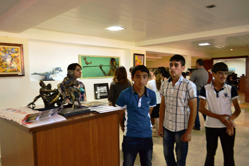 В Исмайыллы состоялось открытие выставки в рамках "Azerbaijan Art Festival-2013" (фото)