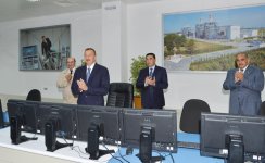 Президент Азербайджана принял участие в открытии электростанции "Джануб" (ФОТО)