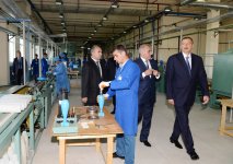 Президент Азербайджана принял участие в открытии центра утилизации боеприпасов на заводе "Араз" (ФОТО)
