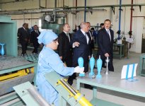 Президент Азербайджана принял участие в открытии центра утилизации боеприпасов на заводе "Араз" (ФОТО)