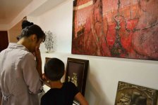 В Исмайыллы состоялось открытие выставки в рамках "Azerbaijan Art Festival-2013" (фото)