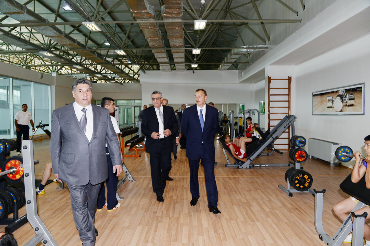 Президент Азербайджана принял участие в открытии Ширванского олимпийского спорткомплекса (ФОТО)