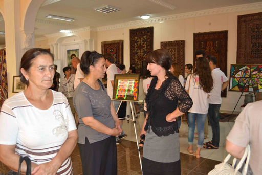 В Хачмазе состоялось открытие выставки в рамках "Azerbaijan Art Festival-2013" (фото)