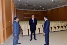 Президент Азербайджана принял участие в открытии здания Бинагадинской районной организации партии «Ени Азербайджан» (ФОТО)