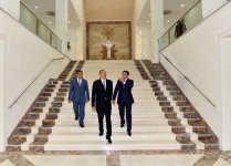 Президент Азербайджана принял участие в открытии здания Бинагадинской районной организации партии «Ени Азербайджан» (ФОТО)
