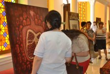 В Хачмазе состоялось открытие выставки в рамках "Azerbaijan Art Festival-2013" (фото)