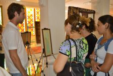 В Хачмазе состоялось открытие выставки в рамках "Azerbaijan Art Festival-2013" (фото)