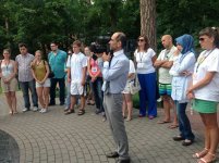 В парке имени Зарифы Алиевой в украинском городе Ирпень проведены экологические мероприятия (ФОТО)