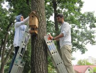 В парке имени Зарифы Алиевой в украинском городе Ирпень проведены экологические мероприятия (ФОТО)