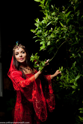 Известная украинская танцовщица в азербайджанском национальном костюме: "Очарована Баку" (фото)