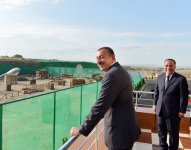 Президент Азербайджана ознакомился с Агстафинским пейнтбольным и стрелковым центром (ФОТО)