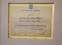 Первой леди Азербайджана Мехрибан Алиевой вручен диплом почетного гражданина города Канны (ФОТО)