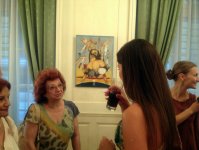 В Будапеште открылась выставка Чингиза Мехбалыева "Раскрашивая вашу жизнь" (фото)