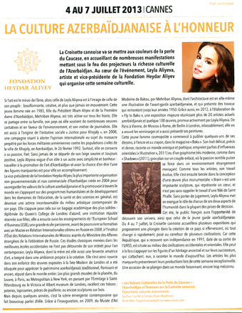 Французские СМИ пишут о деятельности Фонда Гейдара Алиева, о его проектах по донесению до мирового сообщества азербайджанских реалий (ФОТО)
