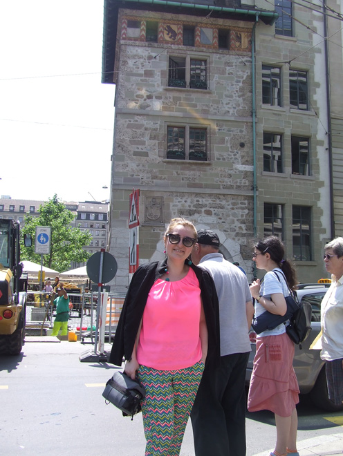 Центр Швейцарской Ривьеры -  глазами Севды Алекперзаде (фото)