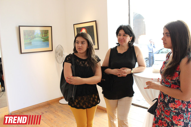 В Баку открылась выставка Наргиз Бабаевой "Вдохновение": "На холсте можно остановить время" (фотосессия)