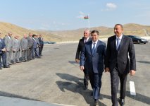 Президент Азербайджана принял участие в церемонии сдачи в эксплуатацию канала Вельвелечай-Тахтакерпю (ФОТО)
