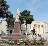 Президент Азербайджана прибыл с визитом в Шабранский район (ФОТО)