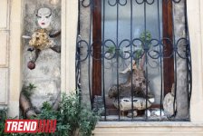 Уникальный фасад дома Али Шамси в Ичери Шехер: "Моей первой кистью был гвоздь" (фото)