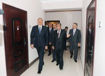 Президент Азербайджана принял участие в церемонии распределения квартир в построенном для журналистов здании (ФОТО)