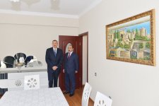 Президент Азербайджана принял участие в церемонии распределения квартир в построенном для журналистов здании (ФОТО)