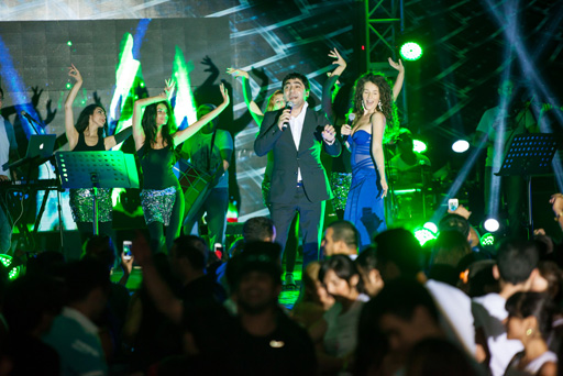 В Набрани состоялся зажигательный концерт Nuri & Jane из Москвы (фотосессия)