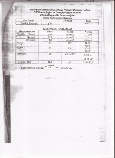 Кямран Ашрафов: за 5 дней до экзамена поставили диагноз - острый лейкоз (фото)