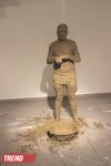 Человек в вулканической грязи, увядшие розы, разговор по душам - необычная выставка в Баку (фото)