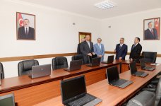 Президент Азербайджана ознакомился с новым зданием  исполнительной власти Кюрдамирского района (ФОТО)