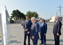 Ильхам Алиев ознакомился с работами по основательной реконструкции части дороги Сабунчу-Забрат-Маштага-Бузовна (ФОТО)
