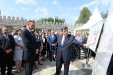 Президент Азербайджана принял участие в церемонии подачи питьевой воды в Исмаиллы (ФОТО)