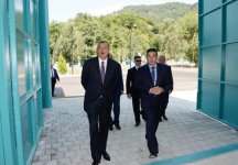 Президент Азербайджана принял участие в вводе в эксплуатацию гидроэлектростанции "Исмаиллы-1” (ФОТО)