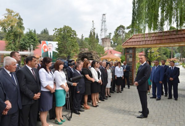 Ильхам Алиев: Никогда на протяжении веков азербайджанский народ не жил так спокойно, Азербайджанское государство не было таким прочным (ФОТО)