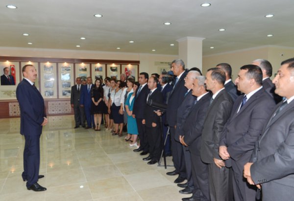 Президент Ильхам Алиев: Развитие каждого района является вкладом в общее развитие Азербайджана (ФОТО)