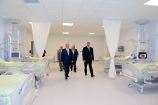 Президент Азербайджана принял участие в открытии Агджабединской центральной районной больницы (ФОТО)