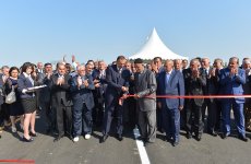 В Сабирабаде сдан в эксплуатацию мост над рекой Кура (ФОТО)