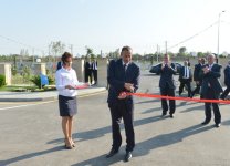 Президент Азербайджана принял участие в открытии Олимпийского спортивного комплекса в Саатлы (ФОТО)