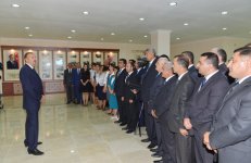 Президент Азербайджана принял участие в открытии Олимпийского спортивного комплекса в Саатлы (ФОТО)