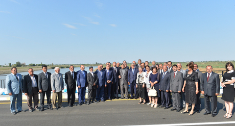 В Сабирабаде сдан в эксплуатацию мост над рекой Кура (ФОТО)