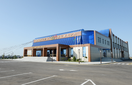 Президент Азербайджана принял участие в открытии Олимпийского спортивного комплекса в Саатлы (ФОТО)