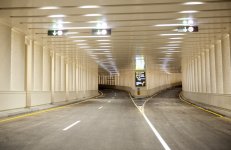 Ильхам Алиев принял участие в церемонии открытия дорожного узла тоннельного типа "Площадь Победы" (ФОТО)