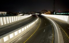 Ильхам Алиев принял участие в церемонии открытия дорожного узла тоннельного типа "Площадь Победы" (ФОТО)