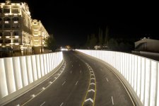 Ильхам Алиев принял участие в церемонии открытия дорожного узла тоннельного типа "Площадь Победы" (ФОТО)