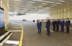Ильхам Алиев принял участие в церемонии открытия дорожного узла тоннельного типа "Площадь Победы" (ФОТО)