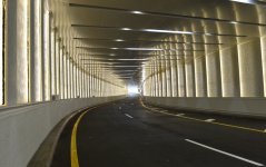 Ильхам Алиев принял участие в церемонии открытия дорожного узла тоннельного типа "Площадь Победы" (ФОТО)