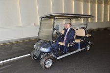 Ильхам Алиев принял участие в церемонии открытия дорожного узла тоннельного типа "Площадь Победы" (ФОТО)